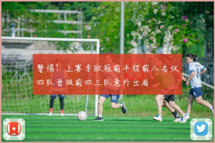 警惕！上赛季欧冠前半程前八名仅四队晋级前四三队意外出局